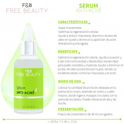 Serum Anti-acné Free Beauty