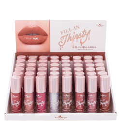Display 48 Fill-In Thirsty Colored Plumping Gloss Italia Deluxe