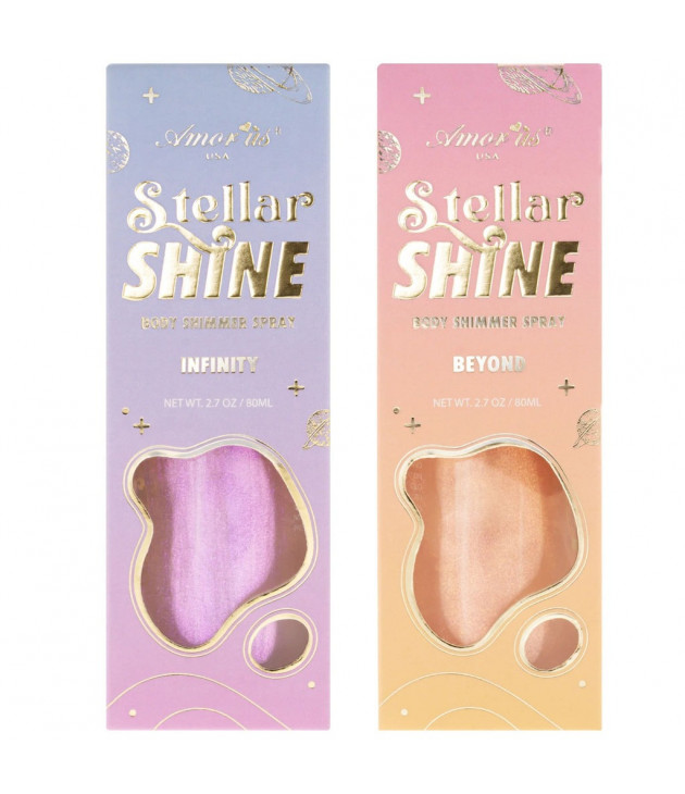 2 Stellar Shine Body Shimmer Spray Set Amor Us