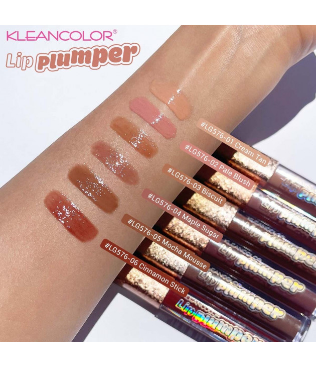 6 Gloss Lip Plumper Nude Kleancolor