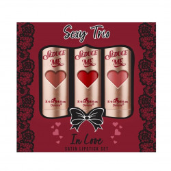 Sexy Trio Satin Lipstick Sets In Love Italia Deluxe