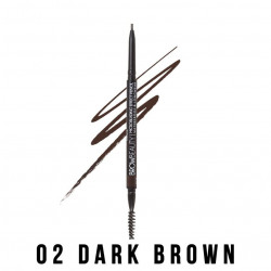 BrowBeauty Microblading Effect Eyebrow Pencil 802 Dark Brown Italia Deluxe