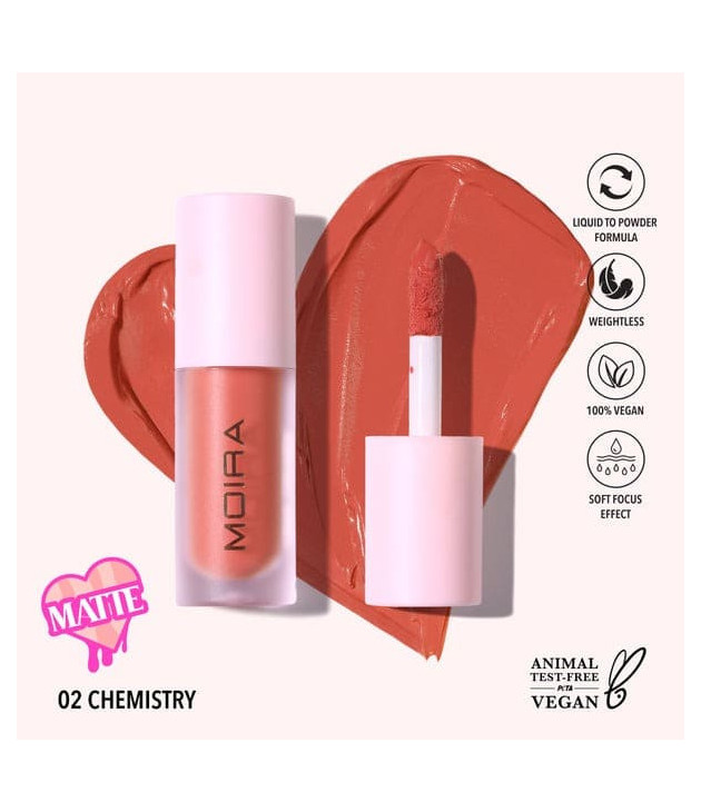 Love Steady Liquid Blush 002 Chemistry Moira