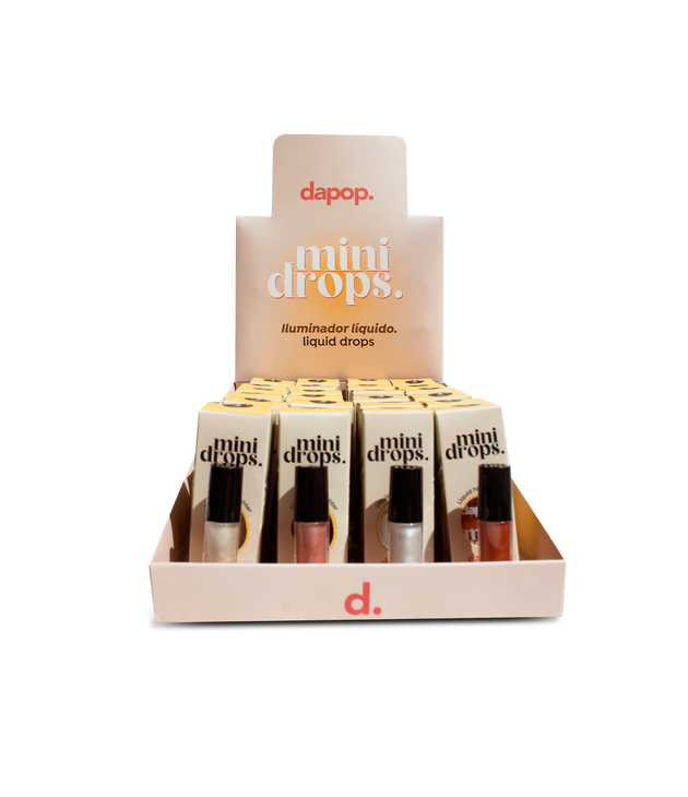 Display 24 Iluminador liquido Mini Drops DAPOP