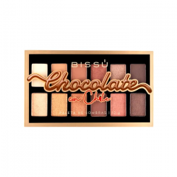Paleta 12 sombras chocolate con chile Bissu