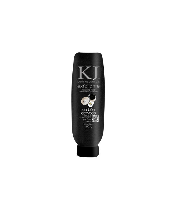 Gel Exfoliante Facial y Corporal con Carbon Activado KJ Bath Essentials